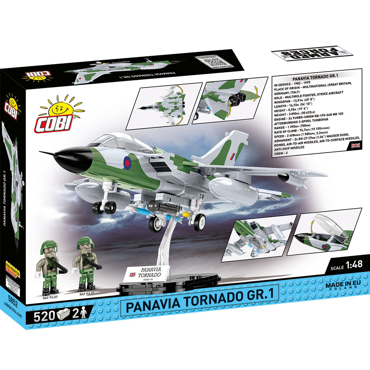 COBI 5852 - Panavia Tornado GR.1 SCALE 1:48 - Bild 2