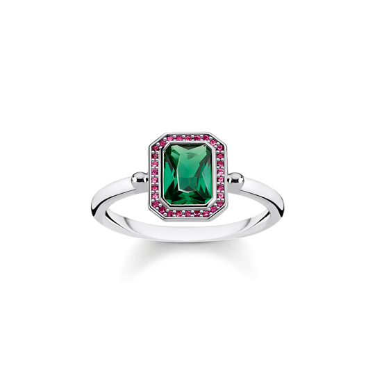 Thomas Sabo Ring Mehrfarbig Gr. 54 Tr2264-348-7 Thomas, Sabo, Ring, Mehrfarbig, Gr., 54, Tr2264-348-7, Zubehor, Schmuck, Edelstein, Smaragd, Tasse