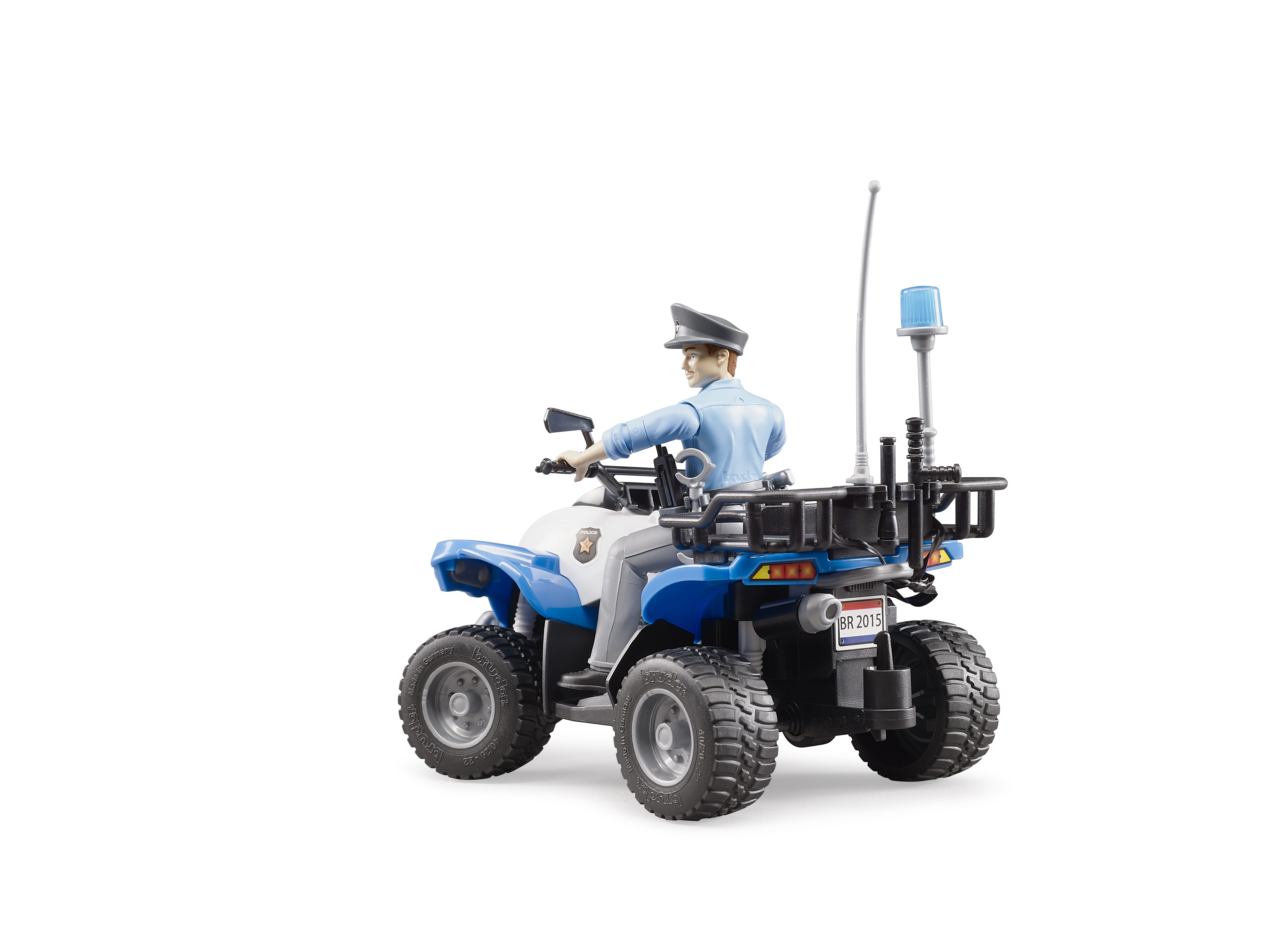 BRUDER 63010 - Polizei-Quad mit Polizist und Ausstattung - Bild 3