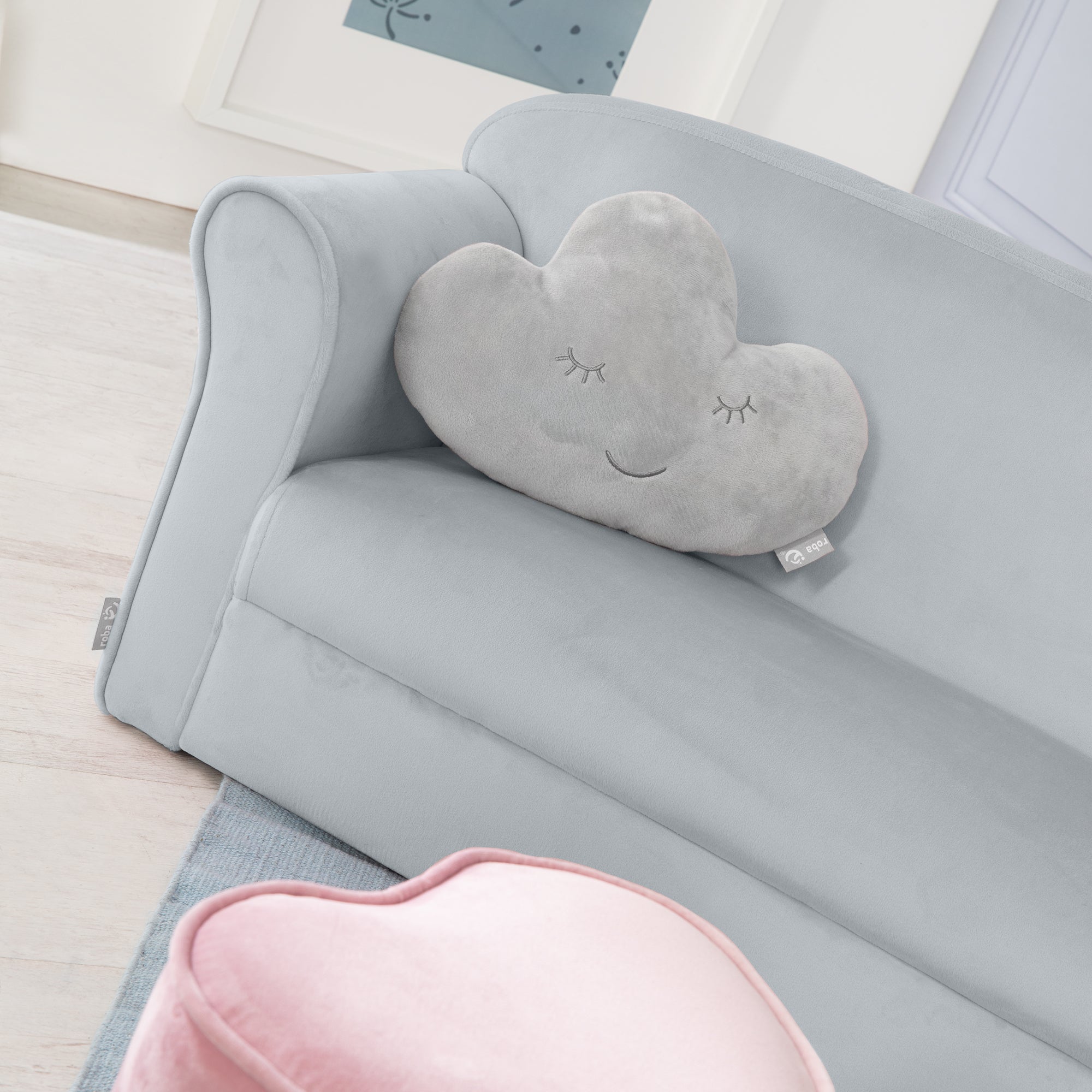 Roba 450111GA Kindersofa grau – Spielmöbel - Produktbild 2