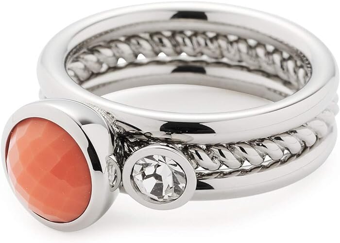 Leonardo, 17918, Set/2, Ring, 18, Letizia, Zubehor, Schmuck, Ring, Silber