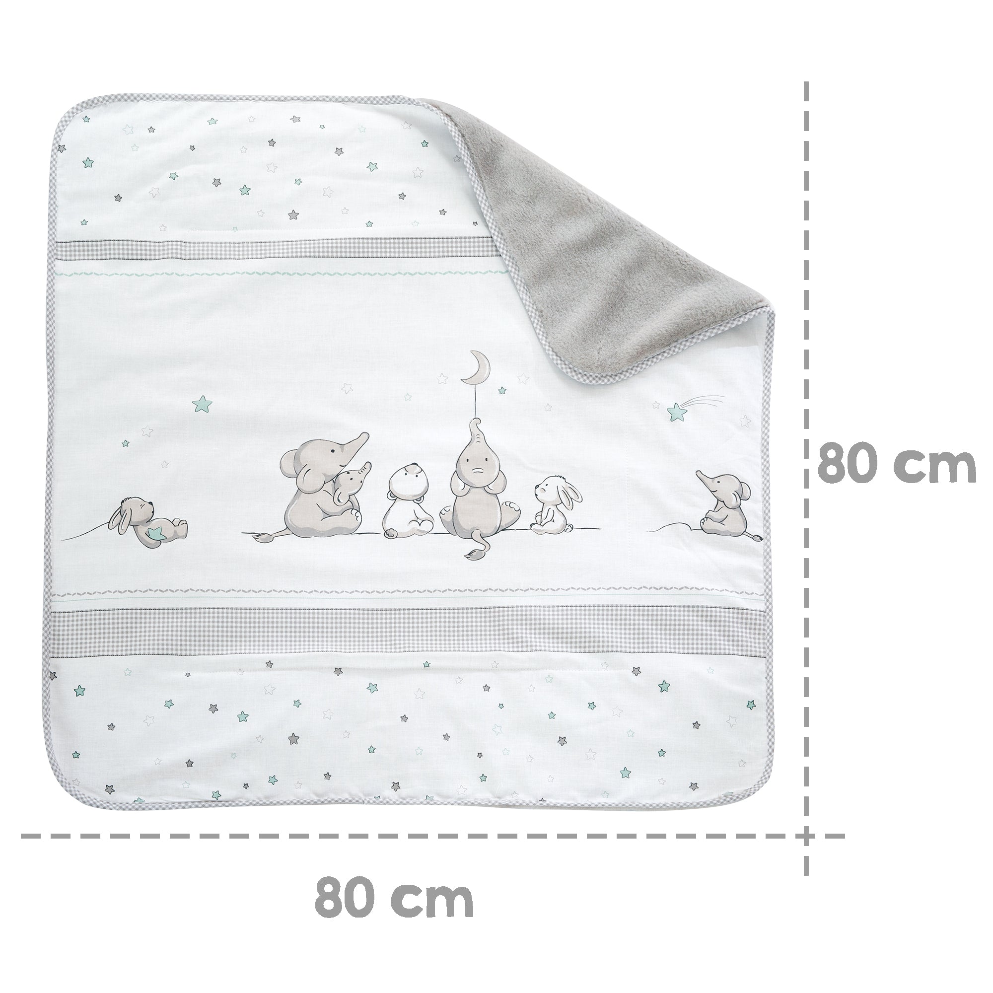 Roba 306100S209 Kuscheldecke Sternenzauber weiß – Heim Textilien - Produktbild 4