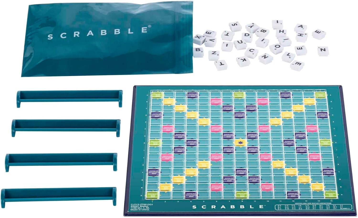 Scrabble Kompakt – Reiseversion des beliebten Wortspiels (CJT13)