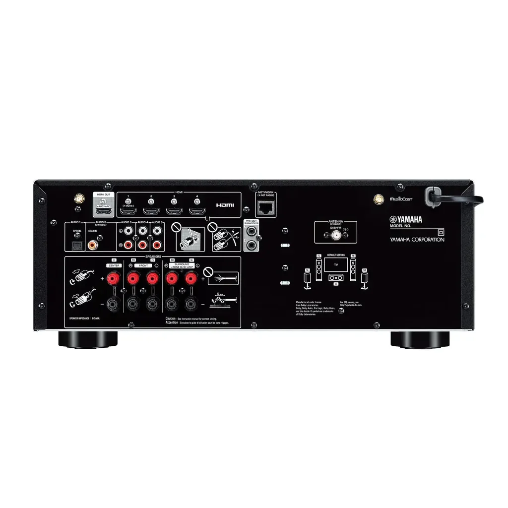 Yamaha RX-V4A 5.2 Kanäle Surround 3D Schwarz