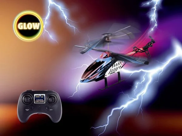 Carrera RC Helicopter Lightning, blau, Revell Control Ferngesteuerter Hubschrauber