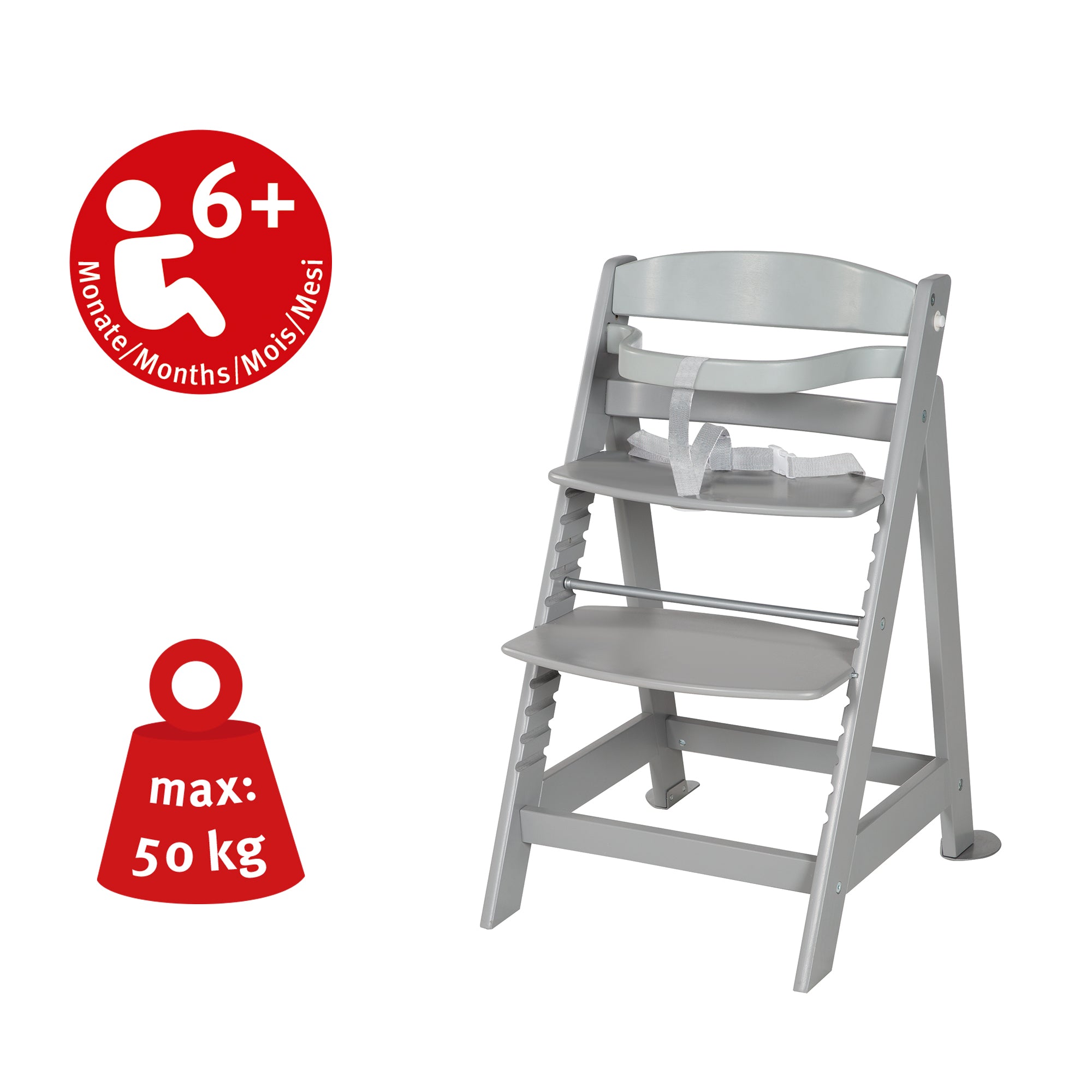 Roba 75063TPV210 Treppenhochstuhl, Set 2in1 Miffy taupe - Produktbild 9