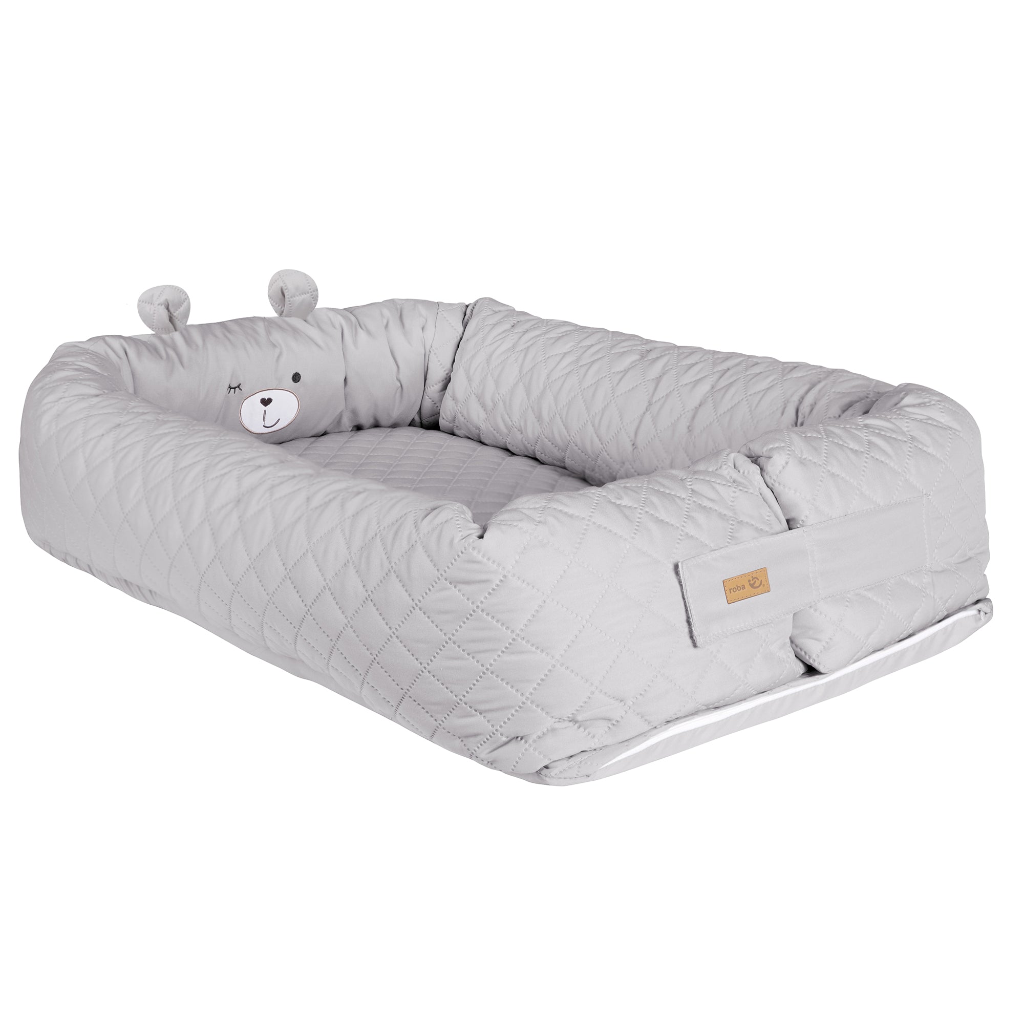 Roba 307100V230 Babylounge roba Style grau – Babynester - grau - Babynester - Produktbild 1