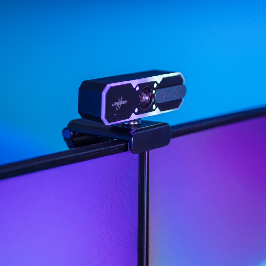 uRage Streaming-Webcam REC 900 FHD mit Spy-Protection, Schwarz Elektronik, Kamera