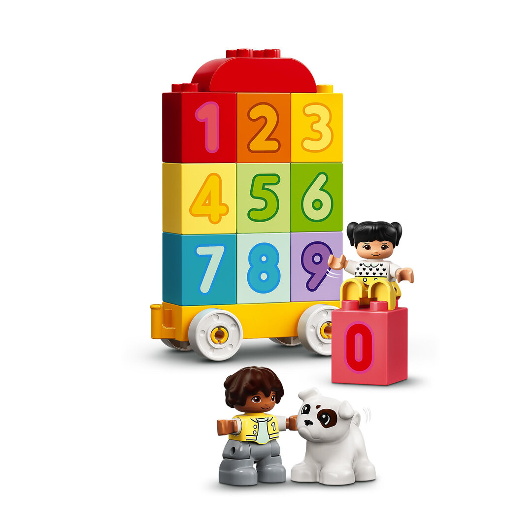 LEGO® DUPLO® Mein Erstes Zahlenzug – Zählen lernen 10954 Spielzeug, Nummer, Text, Rad, Person