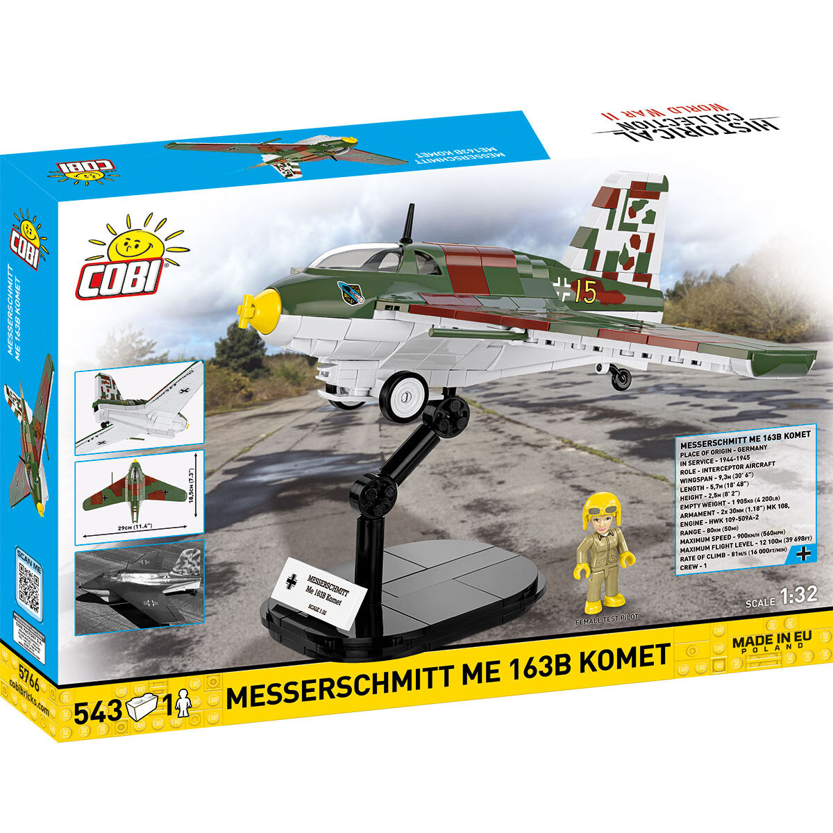 COBI 5766 - Messerschmitt ME 163B KOMET - Bild 2