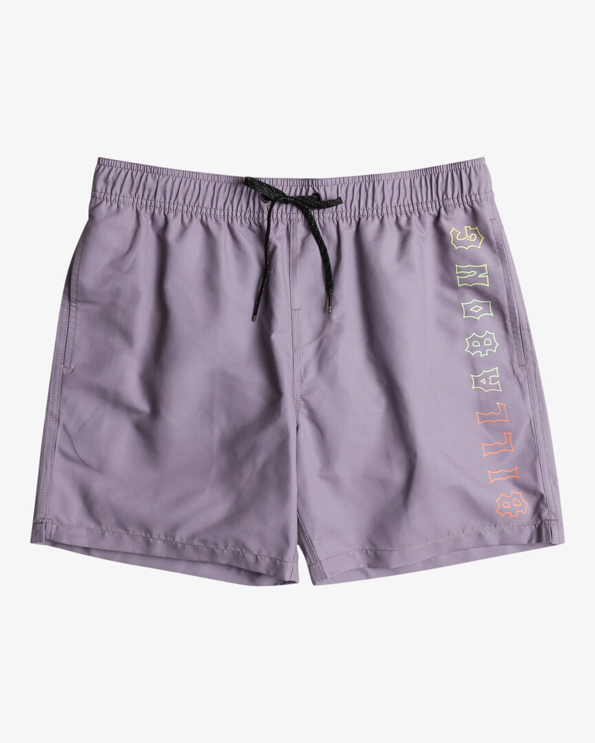 Billabong Badehose All Day Heritage Layback 16" für Männer Grey Violet, Bekleidung, Rock, Kurze Hosen, Badehose