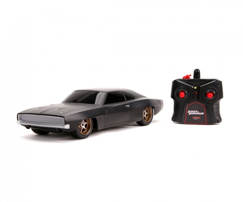 JADA_253206012_Fast&Furious_RC_Dom\'s_Dodge_Charger_1:16, Auto, Fahrzeug, Maschine, Rad, Leichtmetallrad
