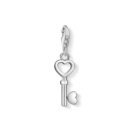 Thomas, Sabo, Anhänger, Charm-Club, Schlüssel, 925, Sterling, Silber, Blank, 0888-001-12, Zubehor, Ohrring, Schmuck, Silber
