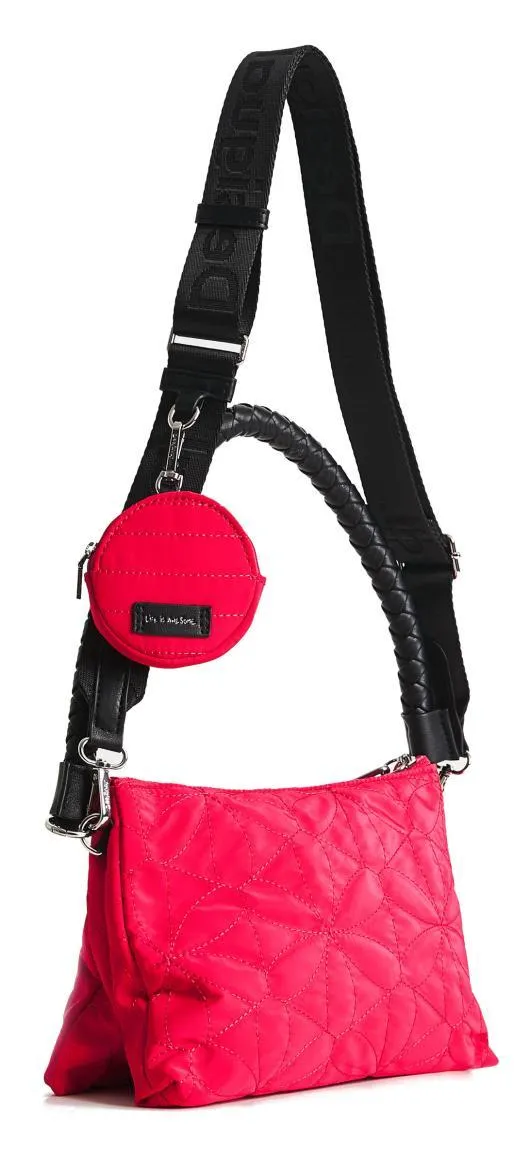 Desigual Damen Umhängetasche „Prisma Dortmund“ - Fuchsia 22SAXP965019U