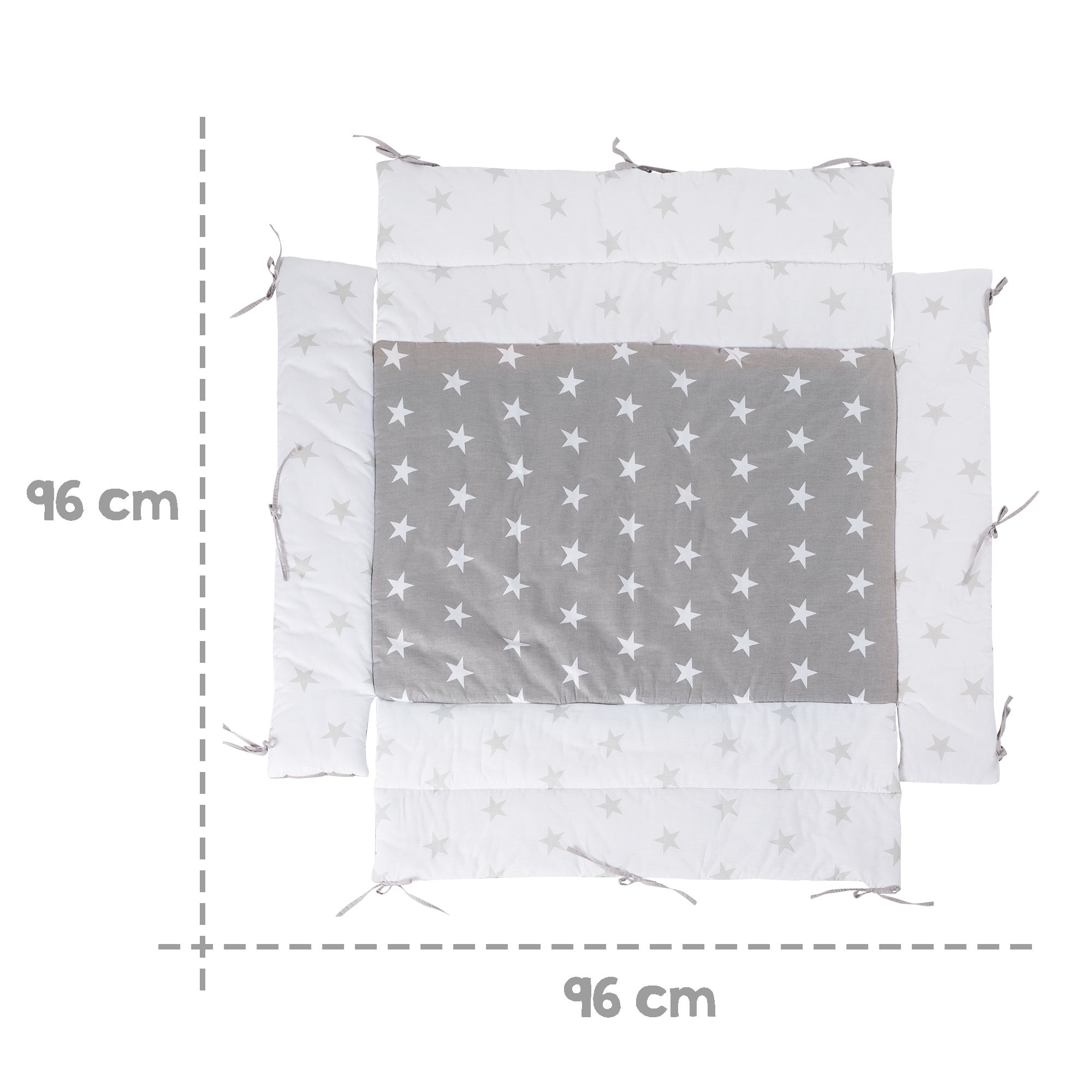 Roba 377077V190 Universal-Laufgittereinlage Little Stars hellgrau – Laufgittereinlagen - Produktbild 4