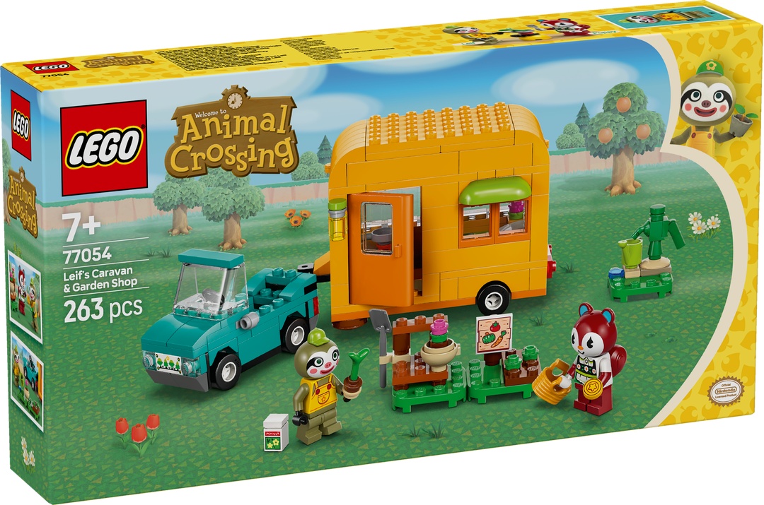 LEGO® Animal Crossing™ 77054 Gerds Wohnwagen & Gärtnerei