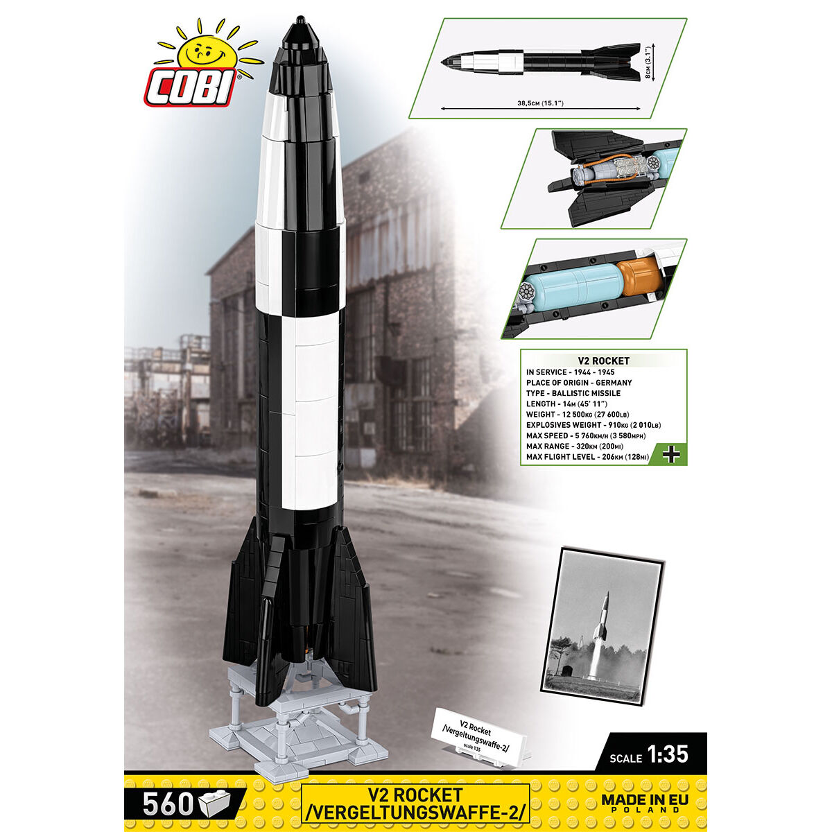 COBI 3121 - V2 ROCKET Vergeltungswaffee-2) - Bild 4