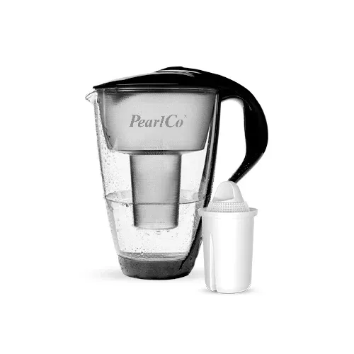 PEARLCO 235026 Glas-Wasserfilter – 2 Liter – Anthrazit