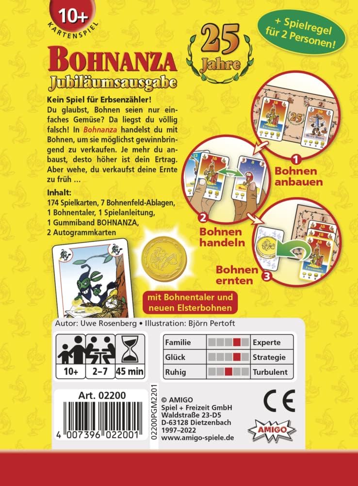 Amigo 02200 Bohnanza 25 Jahre Edition