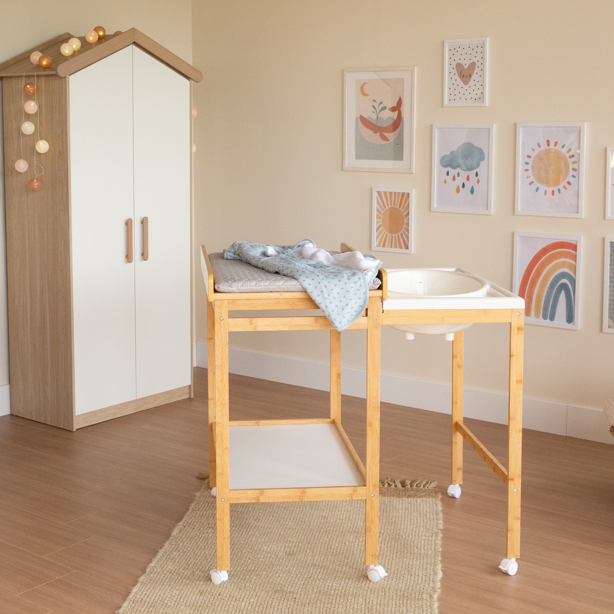 Roba 1259BC Bade-Wickel-Kombination bicolor – Wickeln & Baden - Produktbild 7