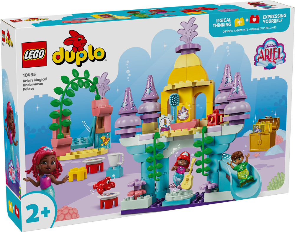 LEGO, 10435, DUPLO, Disney, Arielles, magischer, Unterwasserpalast, Puppe, Spielzeug, Person, Gesicht, Kopf