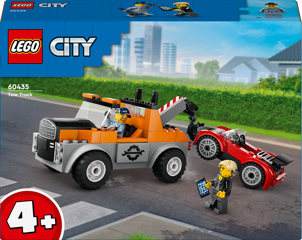 LEGO 60435 City Abschleppwagen mit Sportauto LEGO, 60435, City, Abschleppwagen, mit, Sportauto, Maschine, Rad, Spielzeug, Abschleppwagen, Flugzeug