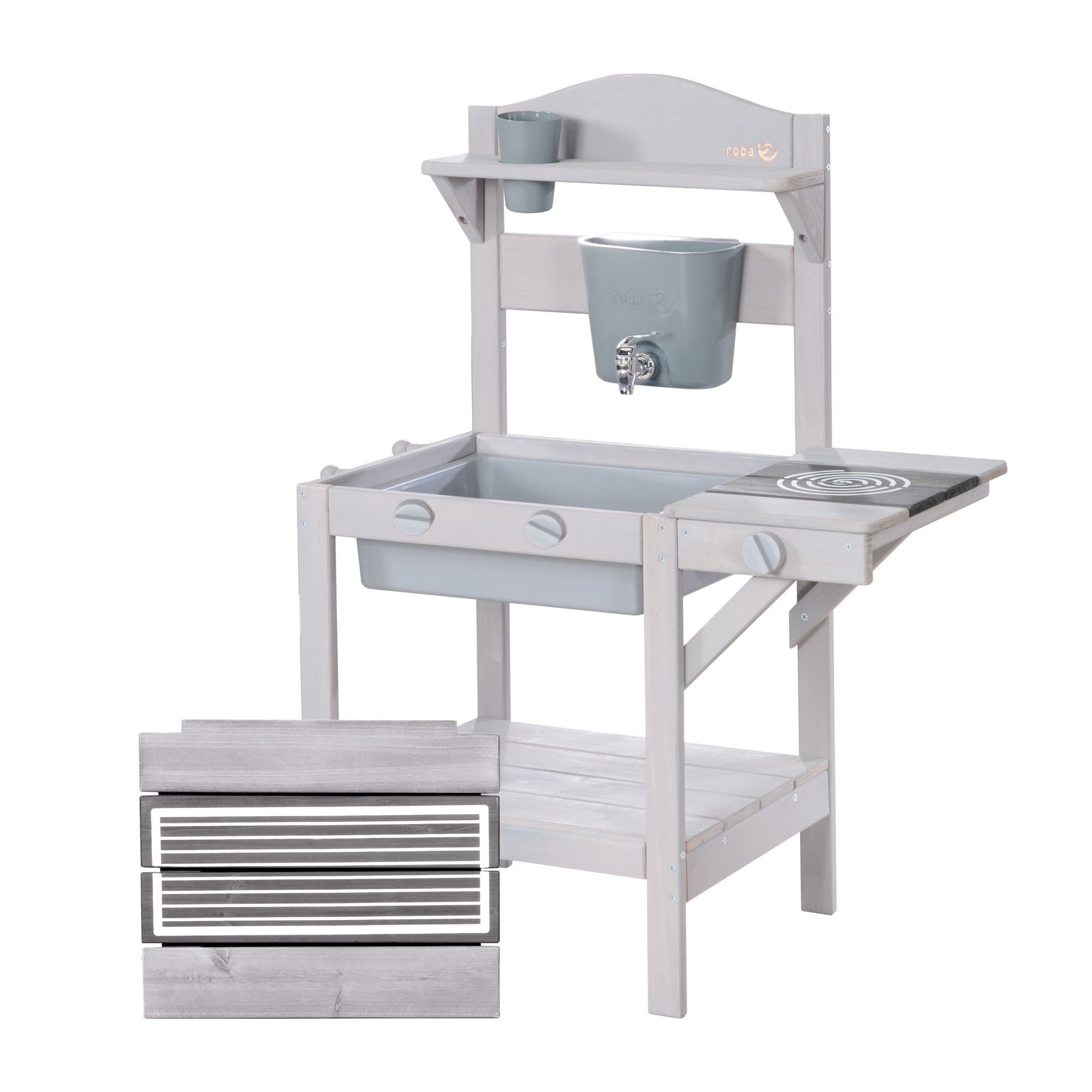 Roba 457011GAZU Outdoorküche grau – Outdoor FSC - Produktbild 4