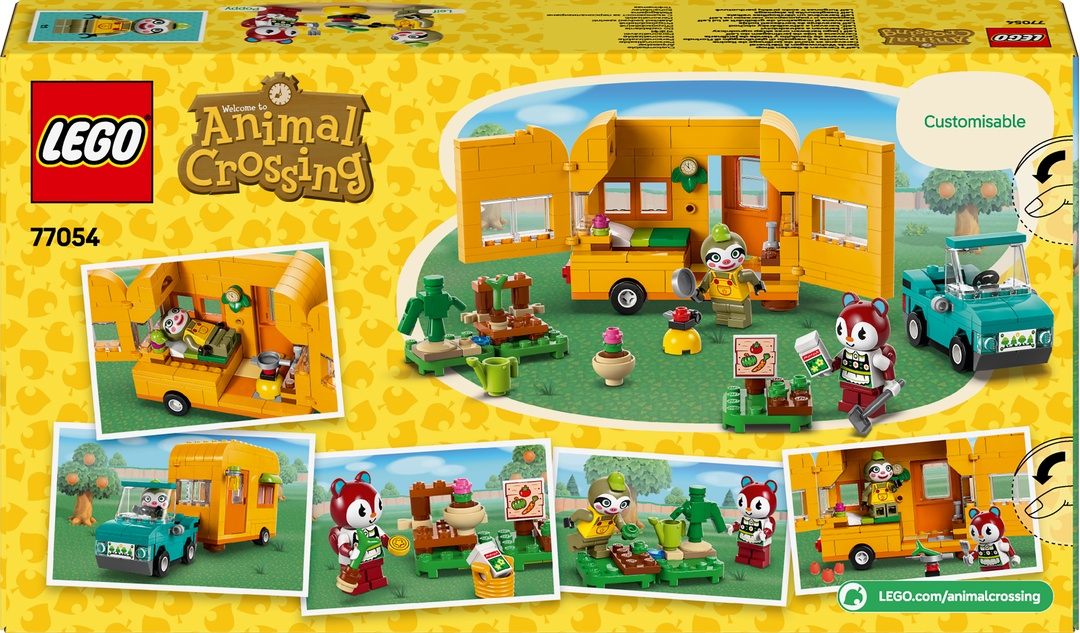 LEGO® Animal Crossing™ 77054 Gerds Wohnwagen & Gärtnerei