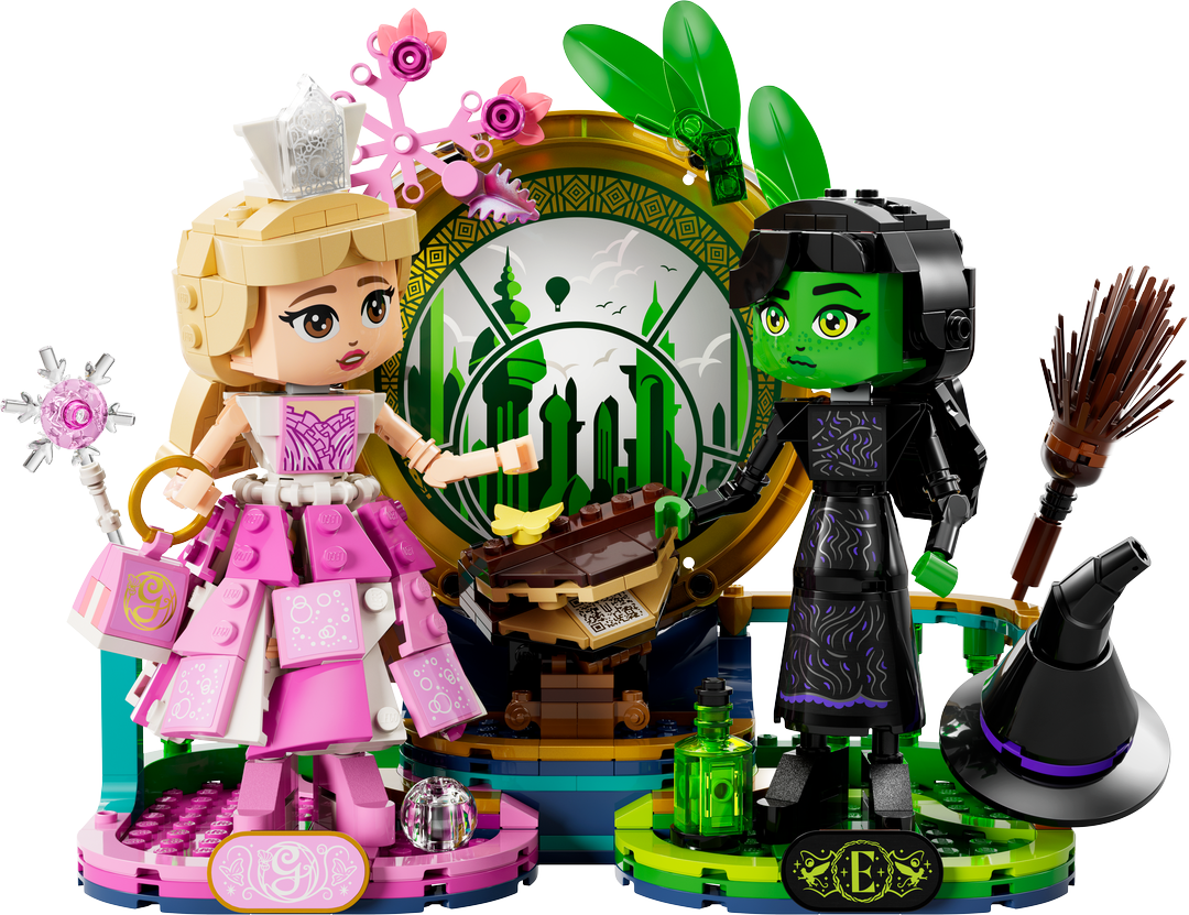 LEGO® Wicked Elphaba und Glinda 75682 Person, Figur, Gesicht, Kopf, Spielzeug