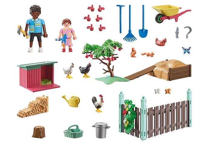 PLAYMOBIL 71510 Kleine Hühnerfarm Im Tiny House Garten