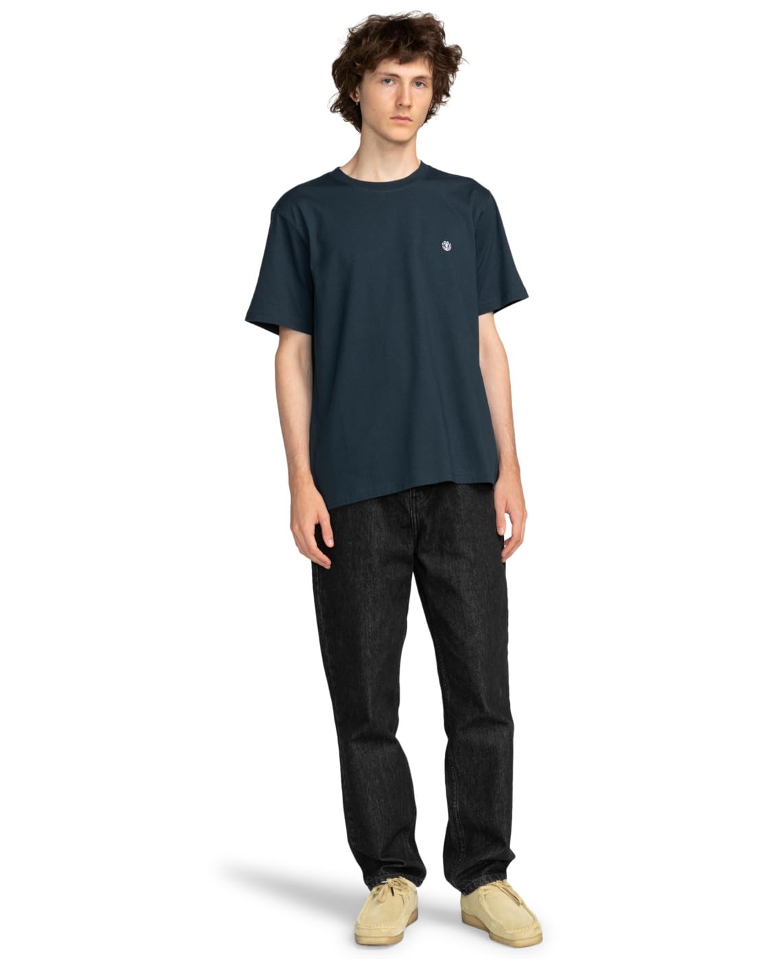 Element Icon Embroidery – T-Shirt für Männer, Dunkelblau GR. M