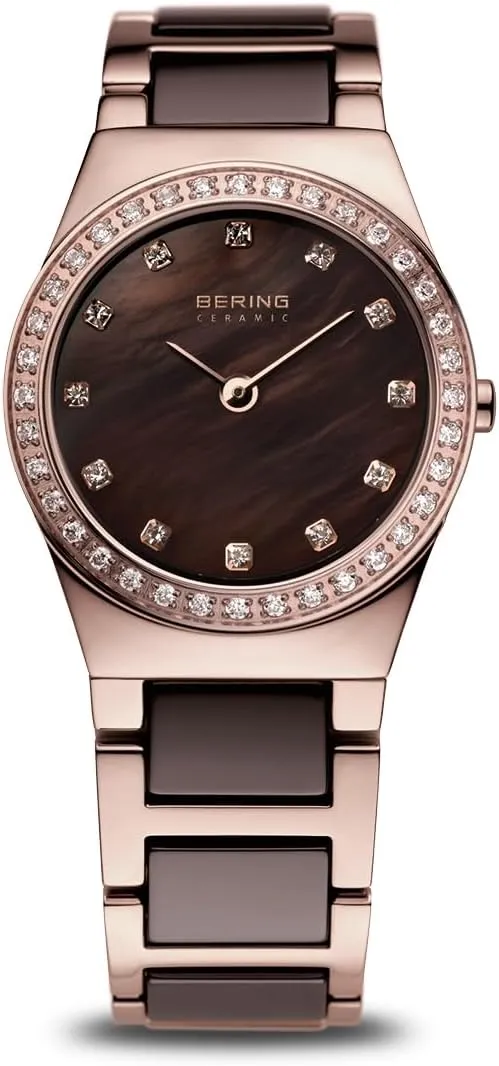 Bering 32426-765 Damen Armbanduhr Rosold Edelstahl & Keramik