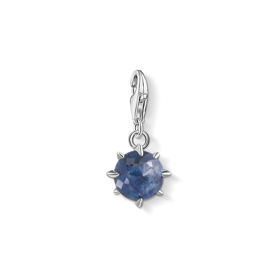 Thomas, Sabo, Anhänger, Charm-Club, Geburtsstein, September, 925, Sterling, Silber, Sodalith, Zirkonia, Blau, 1785-957-1, Zubehor, Ohrring, Schmuck, Edelstein