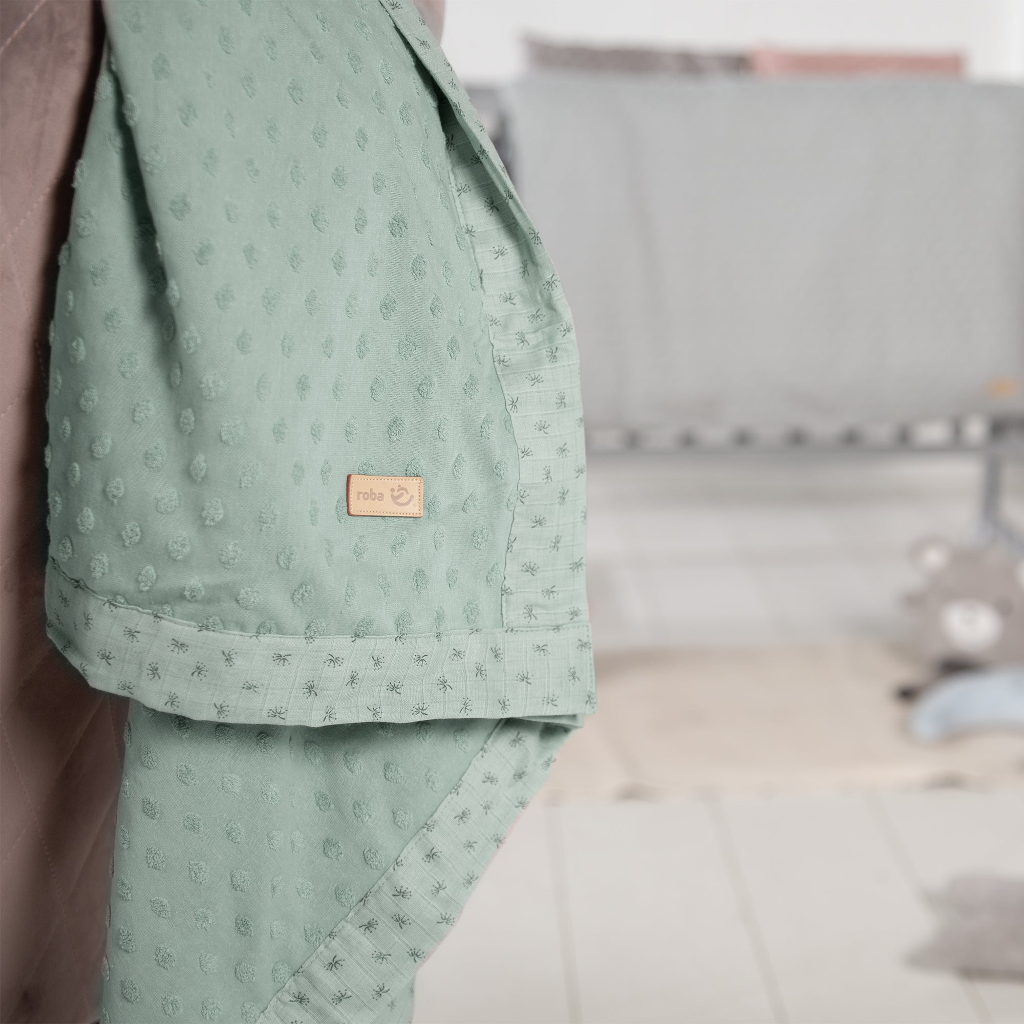 Roba 306111G240 Babydecke Lil Planet frosty green – Heim Textilien - Produktbild 6