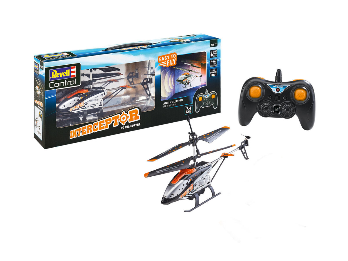 Revell 23817 RC Helikopter \Interceptor\" Anti Collision Revell Control Ferngesteuerter Hubschrauber""" Revell, 23817, RC, Helikopter, \Interceptor\", Anti, Collision, Revell, Control, Ferngesteuerter, Hubschrauber, Flugzeug, Hubschrauber, Transport, Fahrzeug"""