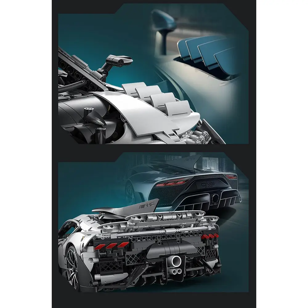 CaDA Mercedes-AMG ONE 1:8 grau 2,4GHz Bricks