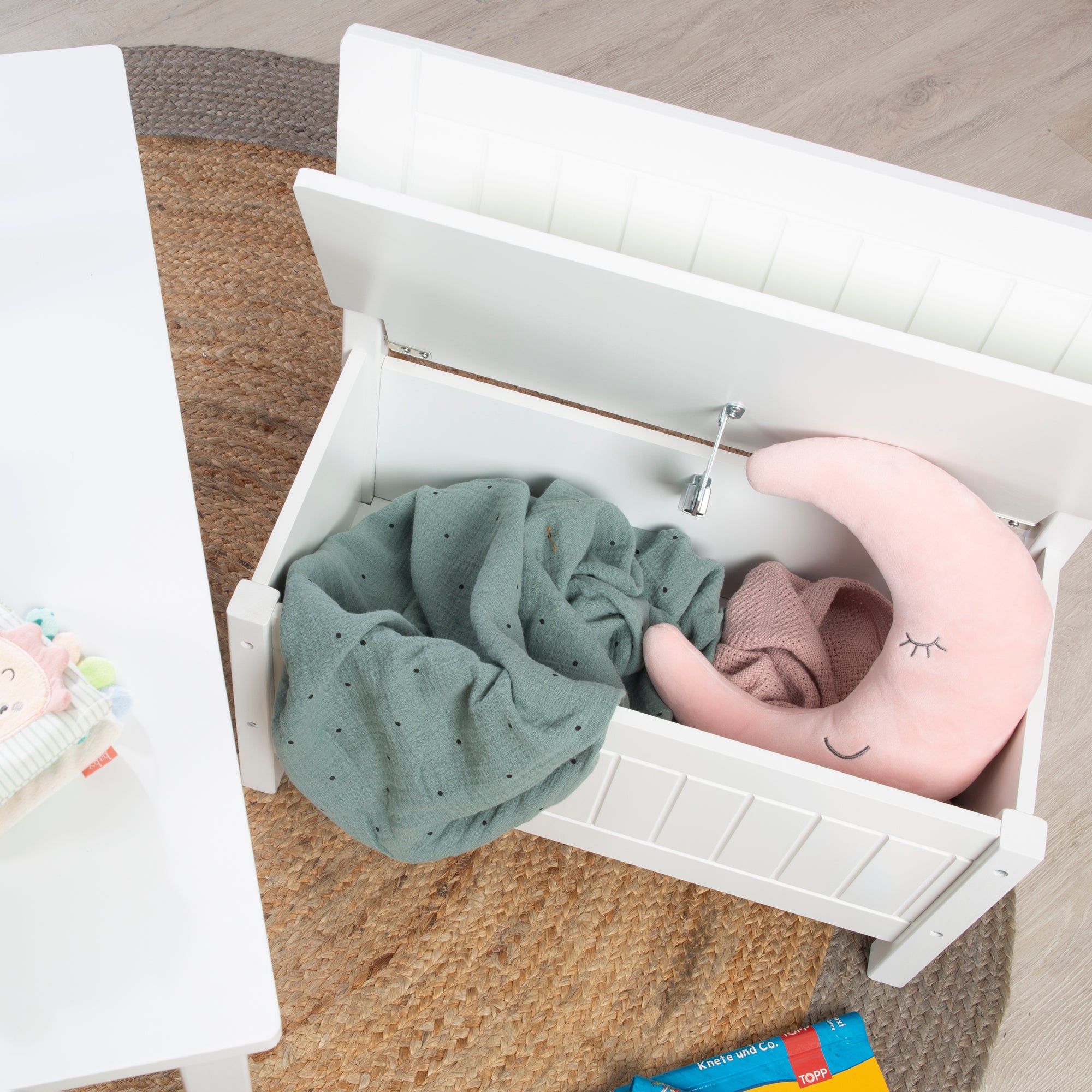 Roba 50865 Kindertruhenbank weiß – Spielmöbel - Produktbild 3