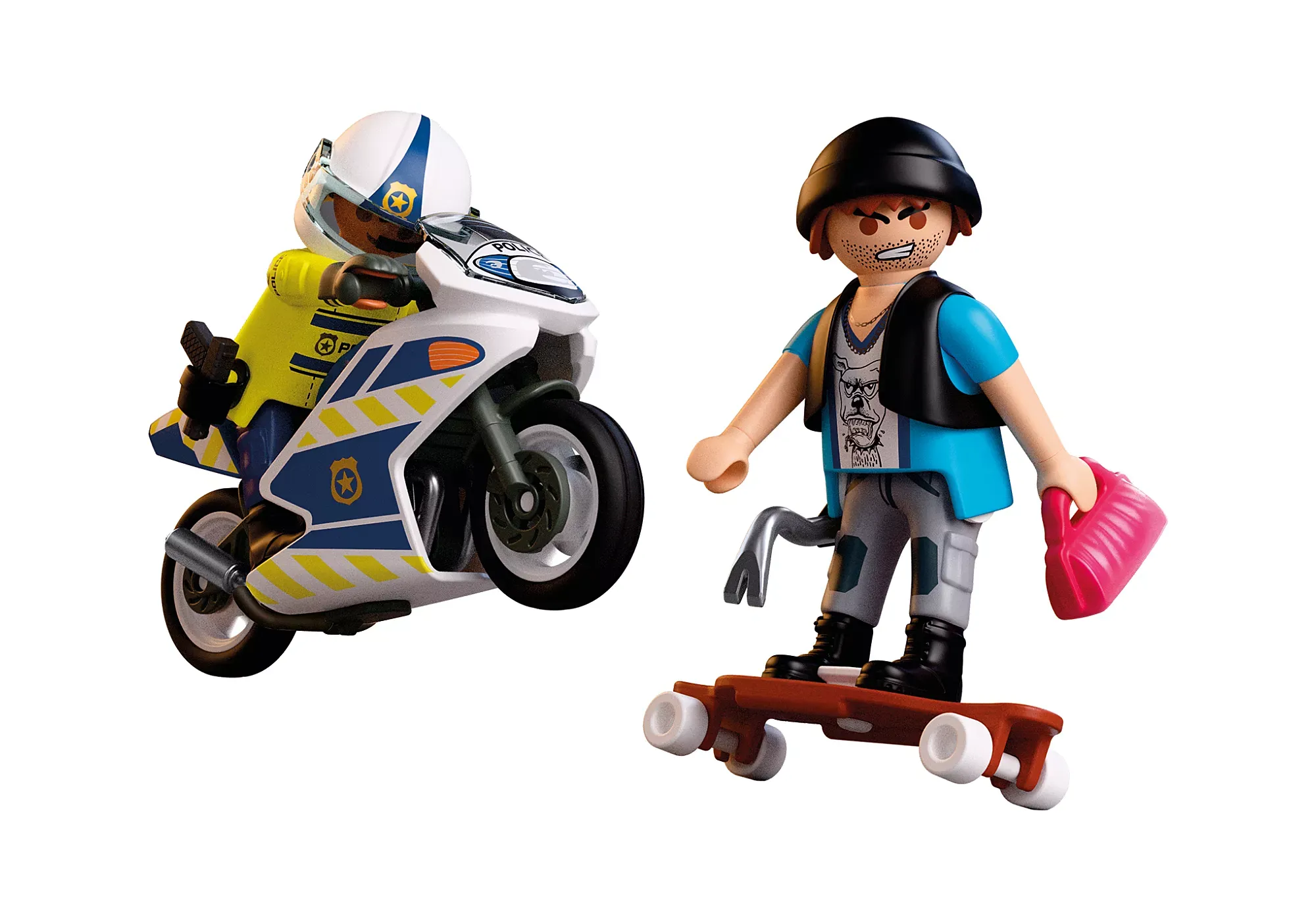 PLAYMOBIL® 72079 Verfolgungsjagd mit Motorrad