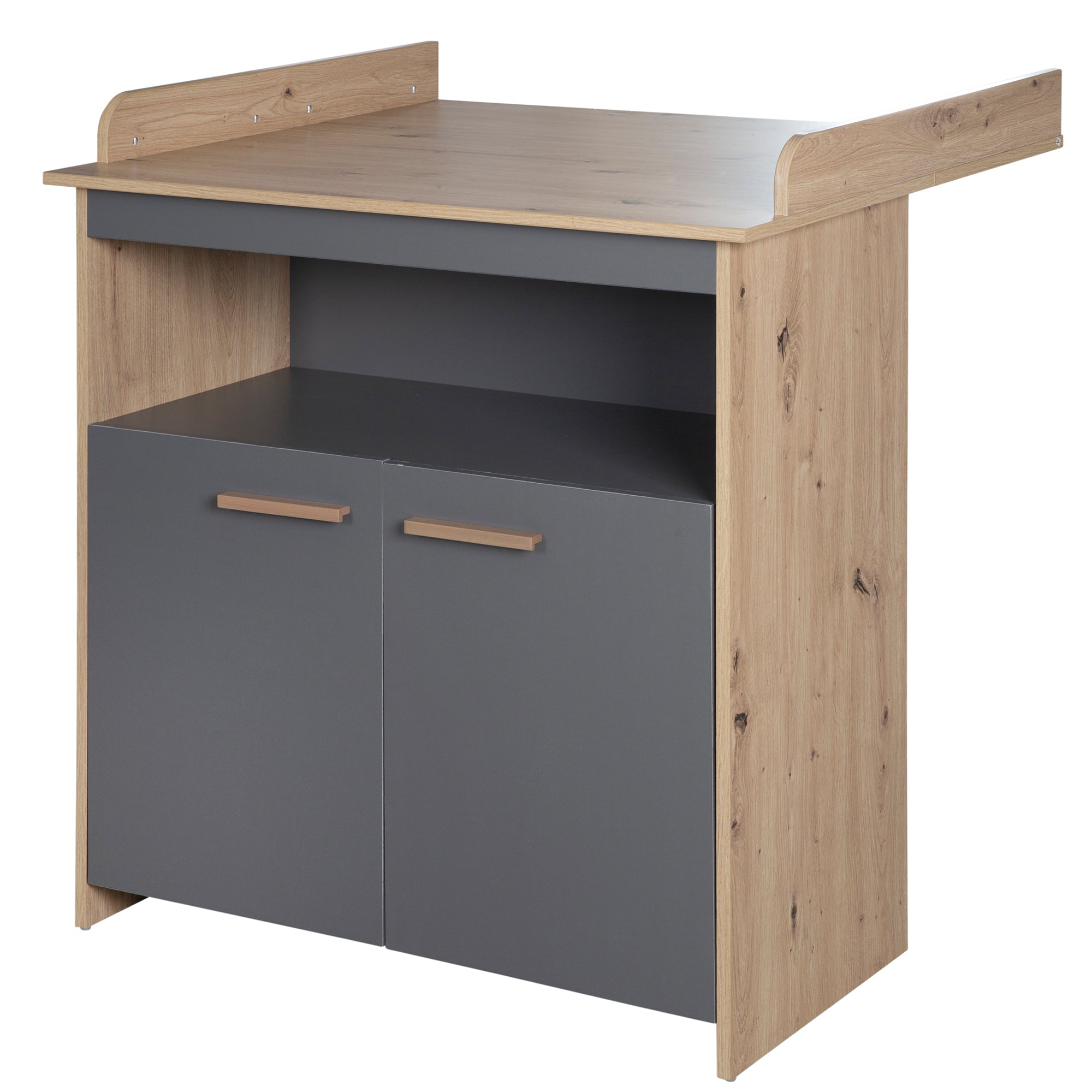 Roba 1711865A Wickelkommode Anna anthrazit – Wickelkommode schmal - anthrazit - Wickelkommode schmal - Produktbild 1