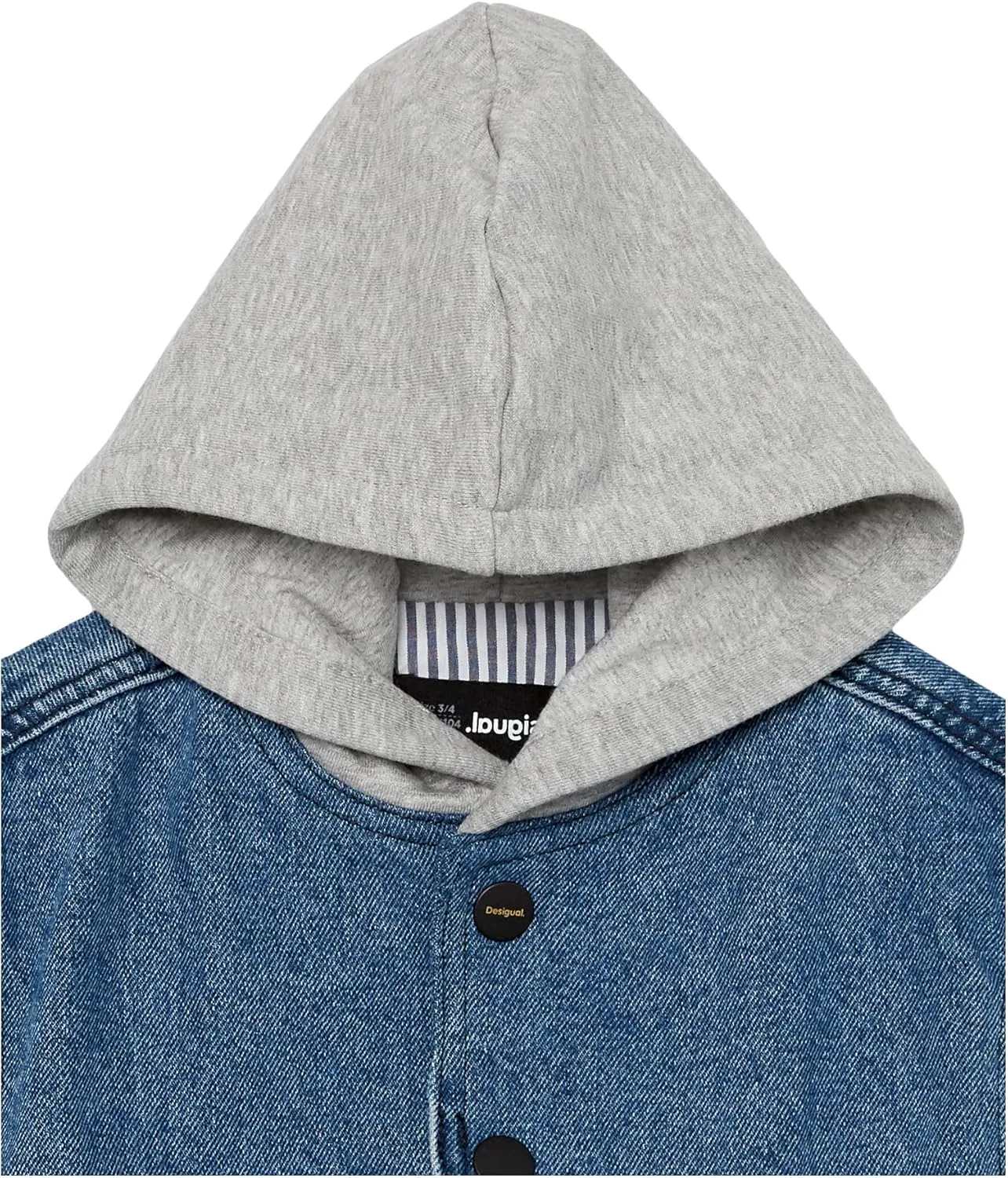 Desigual Jungen Jacke - Jeansjacke mit Bugs-Bunny-Motiv 23SBED015008