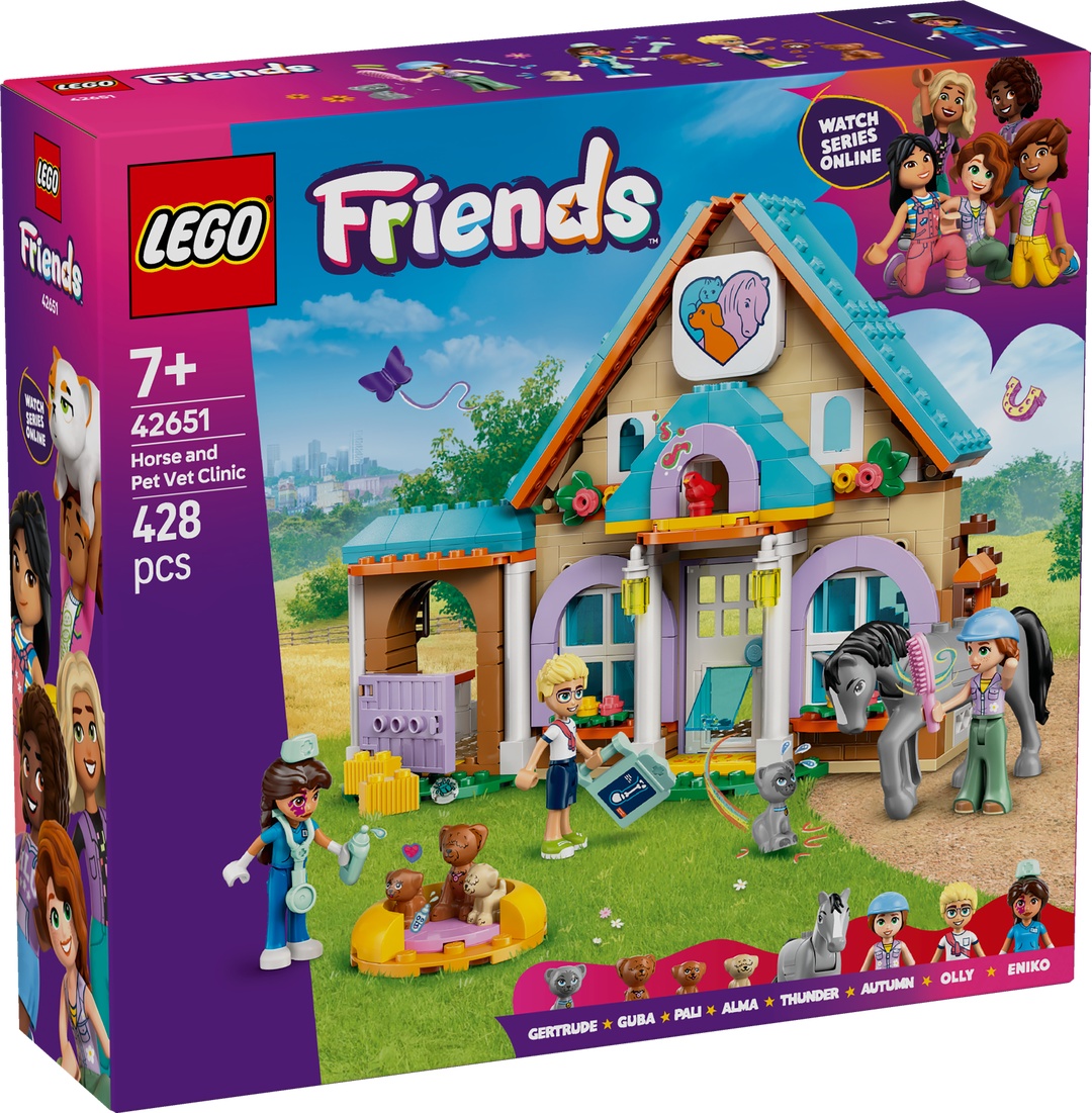 LEGO® Friends 42651 Tierarztpraxis für Pferde und