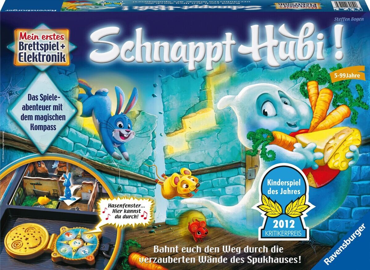 Ravensburger Schnappt Hubi, Gesellschaftsund Familienspiel, für Kinder und Erwachsene, Spiel des Jahres für 2-4 Spie Ravensburger, Schnappt, Hubi, Gesellschaftsund, Familienspiel, für, Kinder, und, Erwachsene, Spiel, des, Jahres, für, 2-4, Spie