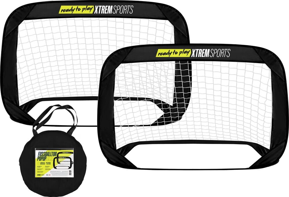 XTREM Pop-Up-Fußballtor 2er-Set Kissen, Dekoration, für, Zuhause, Schläger