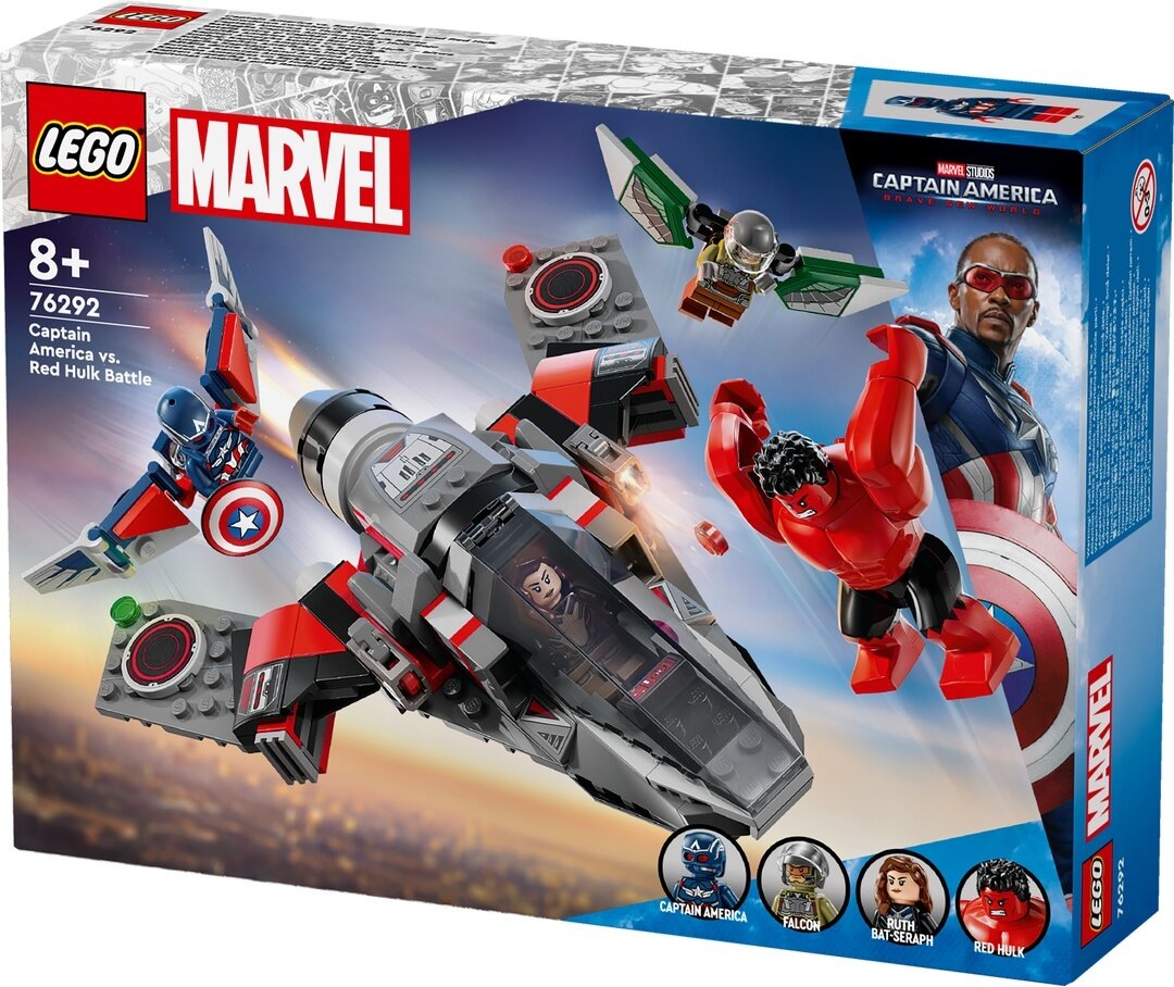 LEGO® MARVEL Super Heroes™ 76292 Showdown zwischen Captain America und Red Hulk