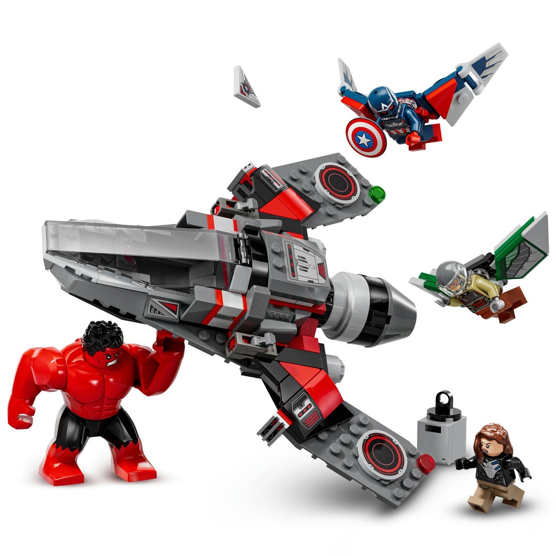 LEGO® MARVEL Super Heroes™ 76292 Showdown zwischen Captain America und Red Hulk