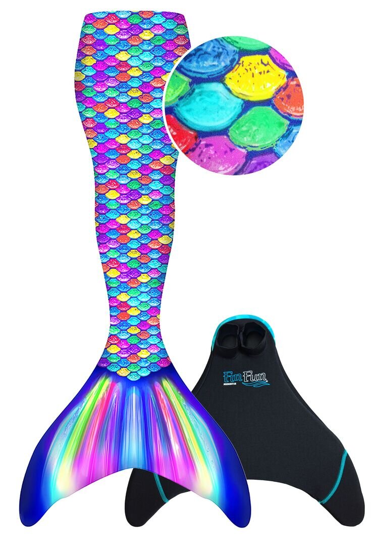 Fin Fun Rainbow S/M Fin, Fun, Rainbow, S/M