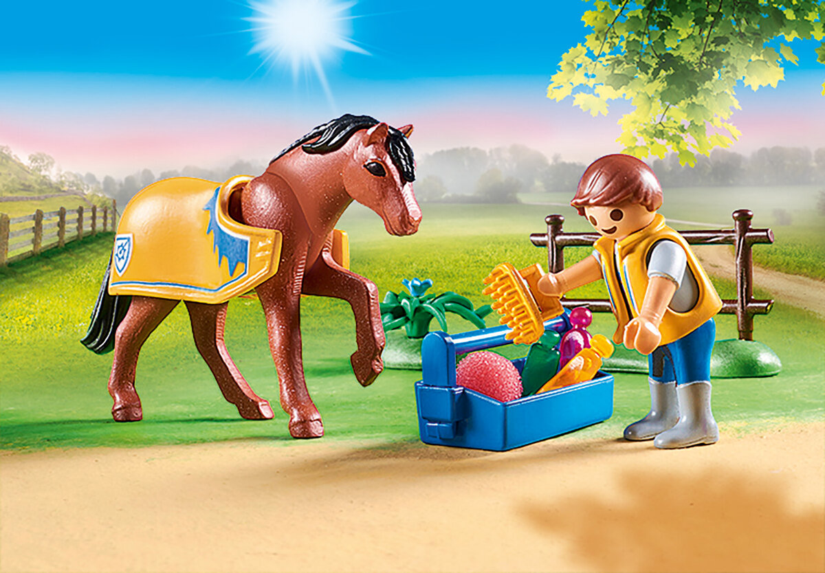 Spielbereich, Draußen, Spielbereich im Freien, Gras, Pferd