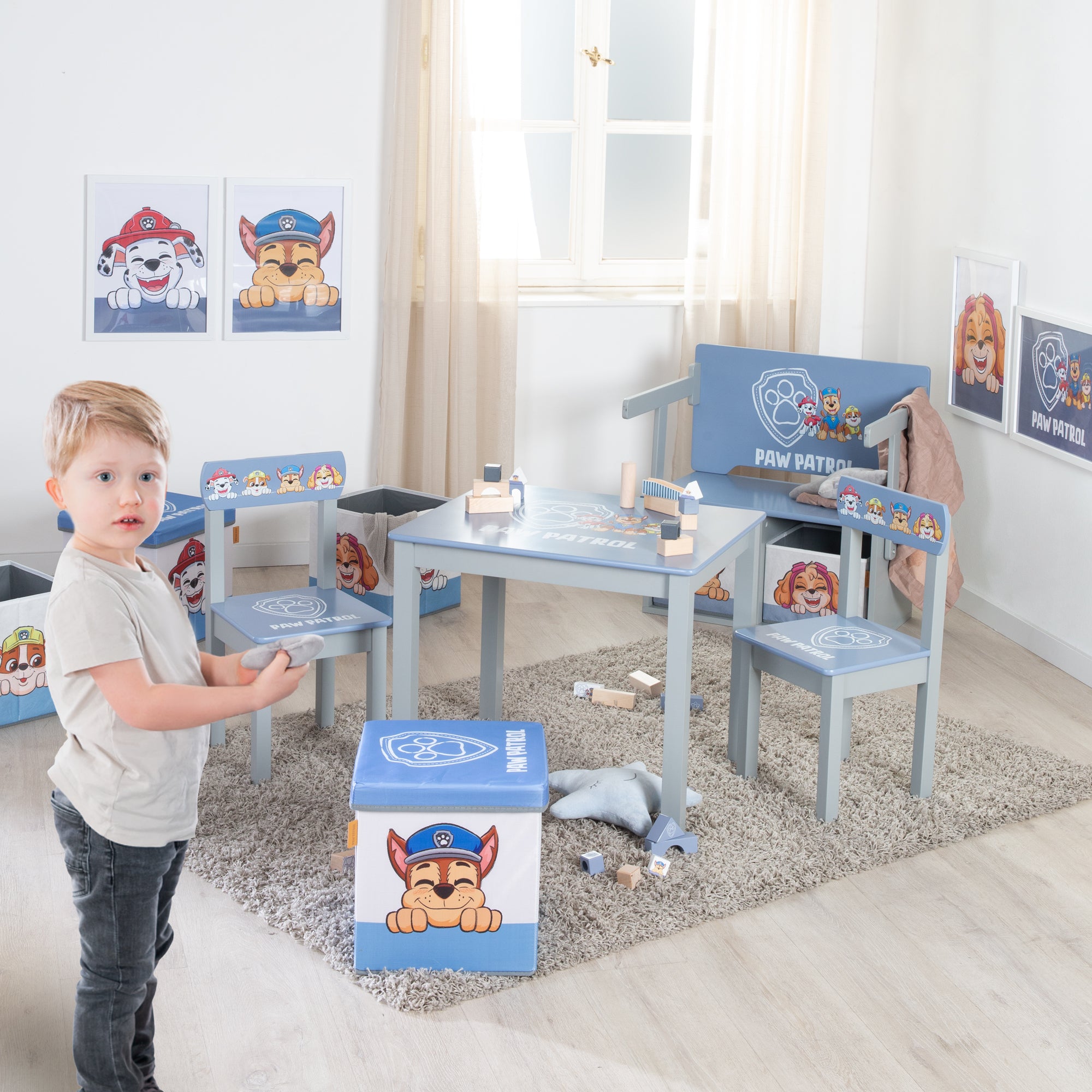 Roba 50713PW3 Kindersitzgruppe Paw Patrol blau – Spielmöbel - Produktbild 12