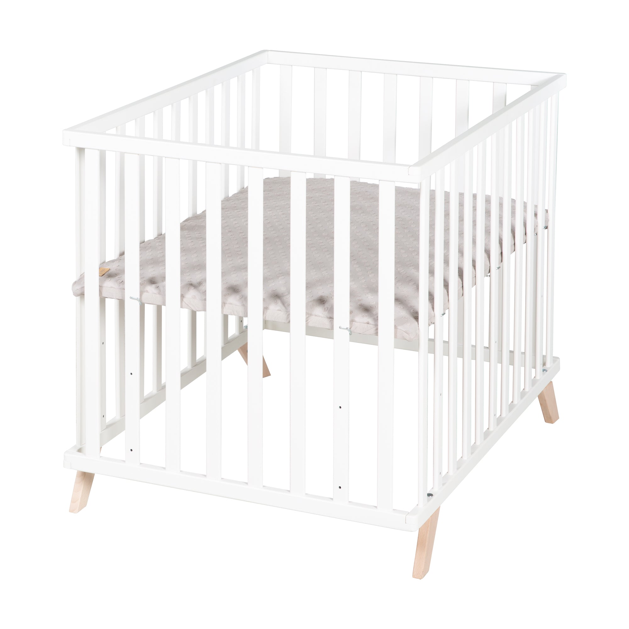 Roba 0242WEG227 Laufgitter 75x100 cm +Füße grau weiß - Produktbild 6