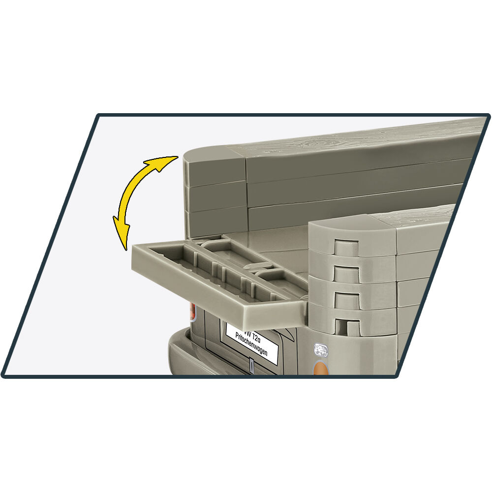 COBI 24618 - VW T2A Pritschenwagen SCALE 1:35 - Bild 5